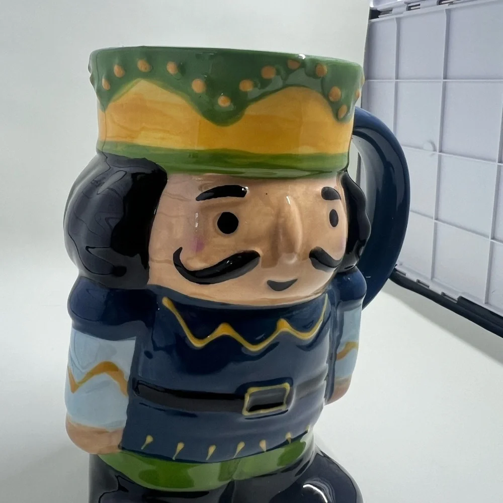 Wondershop Festive Ceramic Mug with Blue and Green Accents